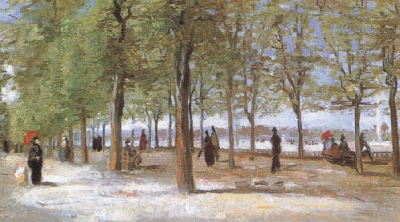 Vincent Van Gogh In the Jardin du Luxembourg Norge oil painting art